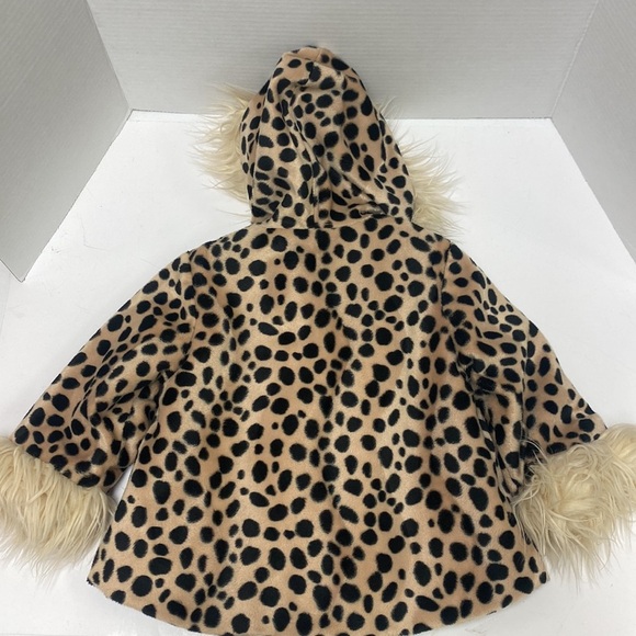 Rosetta Millington Leopard Print Zip Up Hooded Coat - Picture 2 of 5